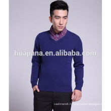 100% pull en cachemire à tricoter style coréen hommes